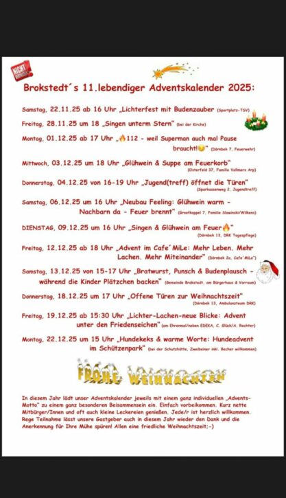 lebendiger Adventskalender´25