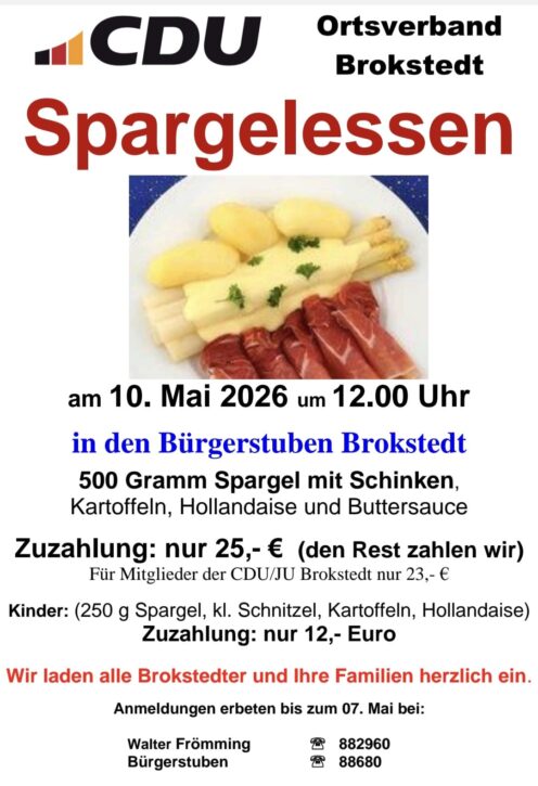 Spargelessen CDU 20260510